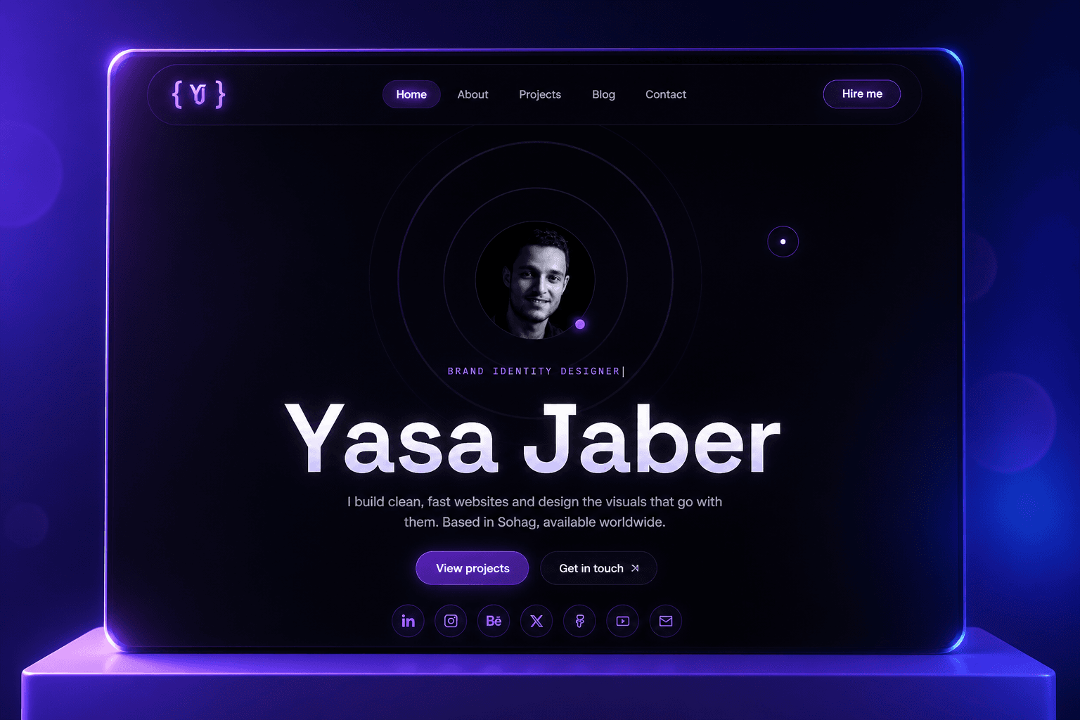 Yasa Jaber — Real Portfolio screenshot